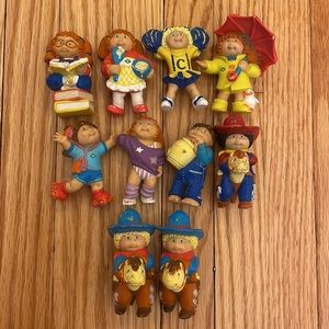 Cabbage Patch Kids CPK Vintage 1984 Figurines, Lot of 10